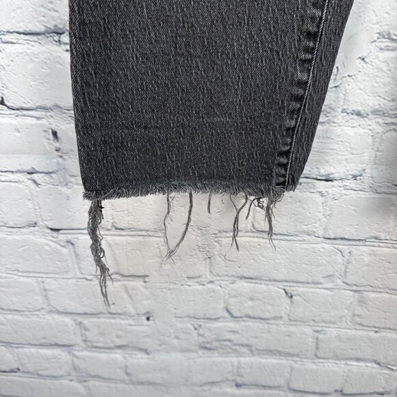 Madewell Women's The Perfect Vintage Straight Raw Hem Jean, Size 25, Lunar Wash - Picture 6 of 14